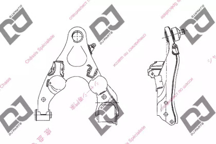 Рычаг независимой подвески колеса DJ PARTS DA1365